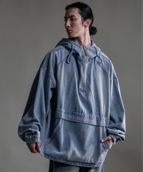 CALIFORNIA OUTFITTERS デニムジャケット gジャン 10A12 ハーフジップ