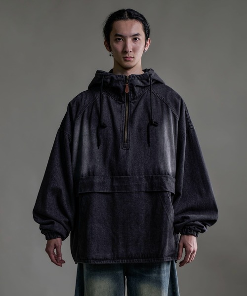CALIFORNIA OUTFITTERS デニムジャケット gジャン 10A12 ハーフジップ