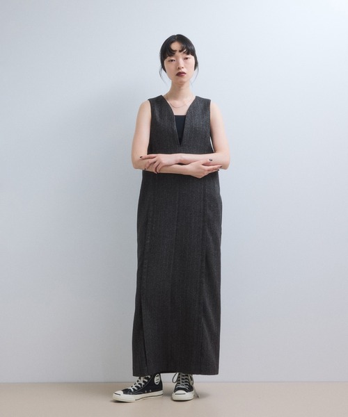 ADAM ET ROPE'（アダムエロペ） ワンピース 「WEB限定」ストレートセミ