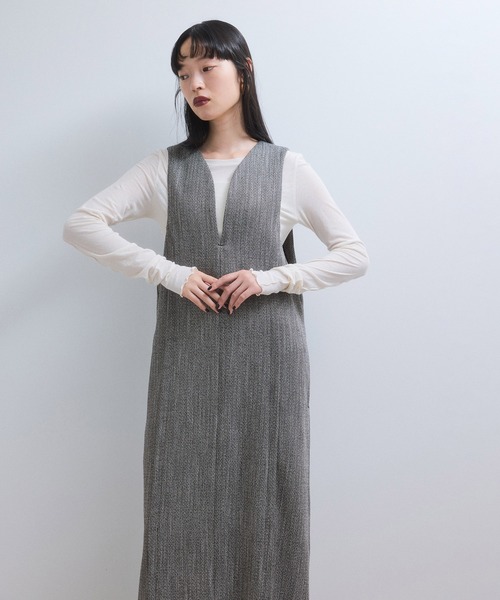 ADAM ET ROPE'（アダムエロペ） ワンピース 「WEB限定」ストレートセミ