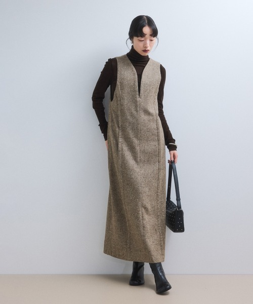 ADAM ET ROPE'（アダムエロペ） ワンピース 「WEB限定」ストレートセミ