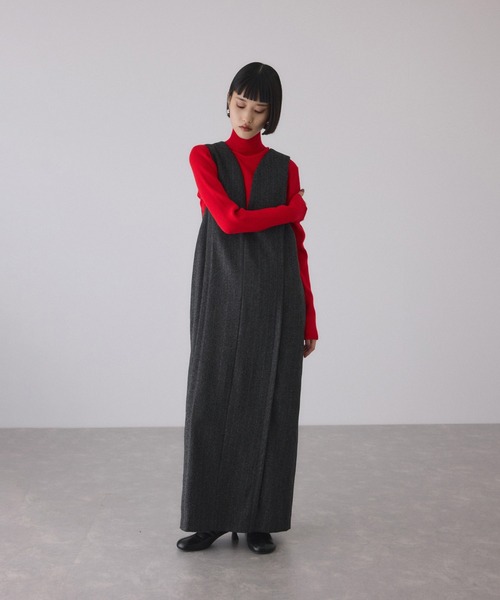 ADAM ET ROPE'（アダムエロペ） ワンピース 「WEB限定」ストレートセミ