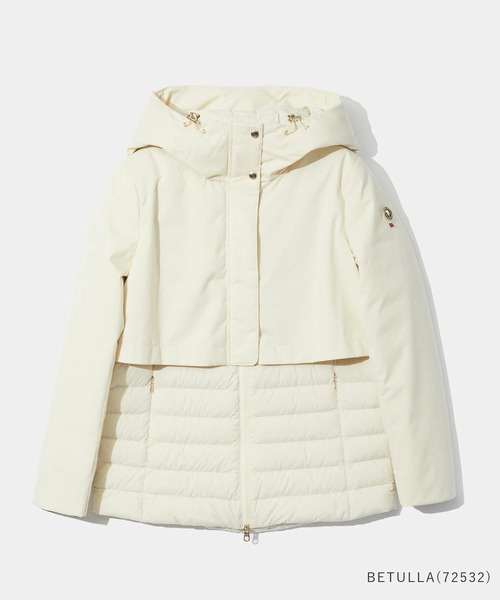 CAPE HORN CANDELARIA ダウンコート　切り替 42 ホワイト 楽天市場】CAPE HORN ケープホーン CANDELARIA Down Coat カンデラリア