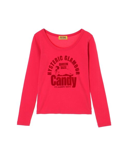 HYSTERIC GLAMOUR（ヒステリックグラマー） tシャツ QUEEN SIZE CANDY