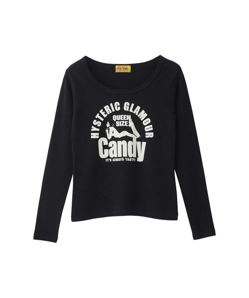 HYSTERIC GLAMOUR（ヒステリックグラマー） tシャツ QUEEN SIZE CANDY