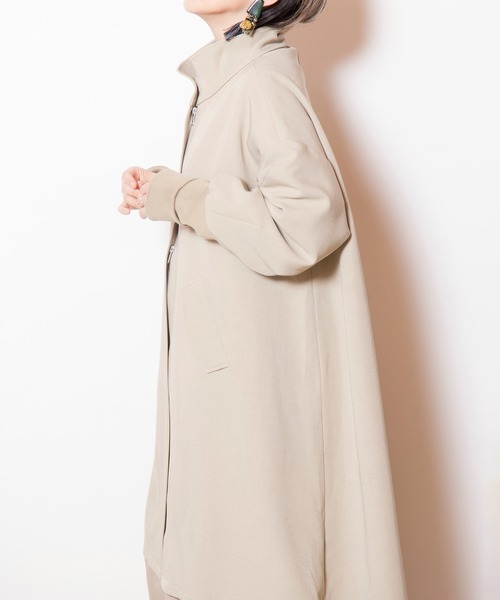 OSMOSIS（オズモーシス） コート アウター レイヤードスタンドカラー