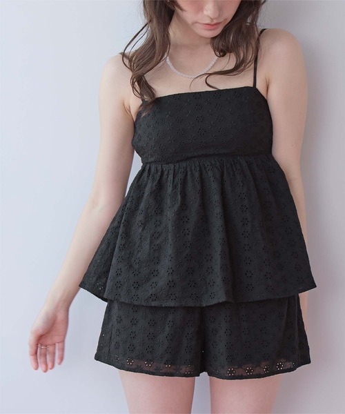 SEA DRESS(シードレス) 水着 3点セット/フラワーレースペプラム SEA DRESS(シードレス) 水着 3点セット/フラワーレースペプラム