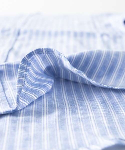 「NYLAUS」 長袖シャツ LL カーキ メンズ_画像5