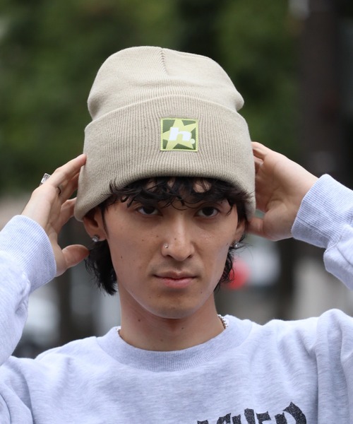 HUF（ハフ） ニット帽 ニットキャップ 「HUF/ハフ」STAR BOX LOGO