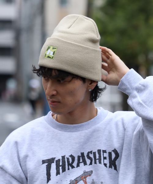 HUF（ハフ） ニット帽 ニットキャップ 「HUF/ハフ」STAR BOX LOGO