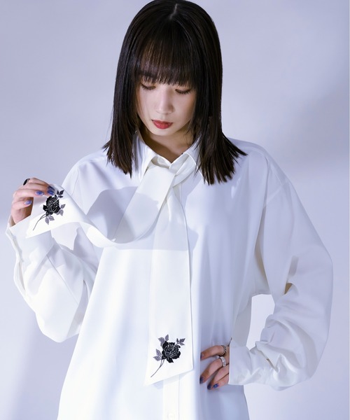 Ellno Loset（エルノロゼット） 長袖シャツ MEDIUM オフホワイト