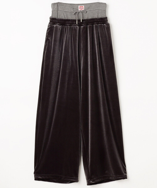 BASICKS（ベイシックス） パンツ Layered Velvet Trouser / S4.5-0405W