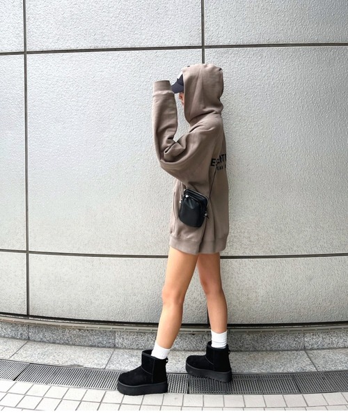 「R&E」 ショートブーツ S ベージュ系その他 レディース_画像4