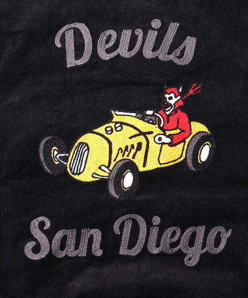 HOUSTON（ヒューストン） スタジャン コーデュロイスタジャン メンズ