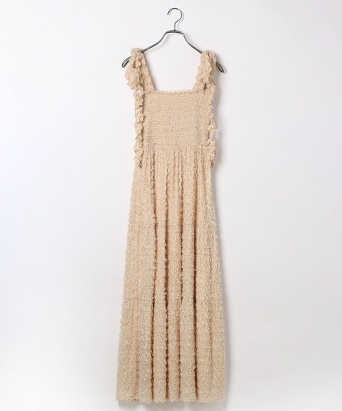 「Heather」 キャミソールワンピース FREE ベージュ レディース_画像5