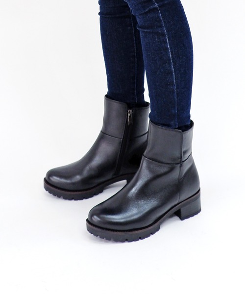 「MODE KAORI」 ショートブーツ 23cm グレー レディース_画像3