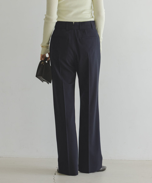 NOBLE（ノーブル） スラックス パンツ ノンミュールウールストレート