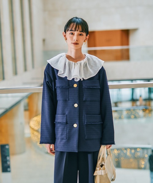 LEPSIM（レプシィム） ジャケット ノーカラージャケット 「入卒式