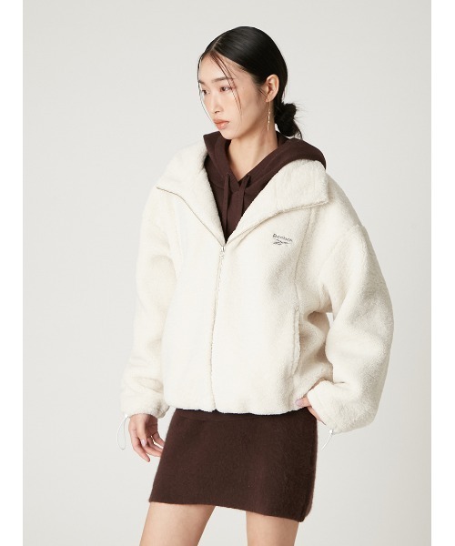 FRAY I.D / ブルゾン/1/ポリエステル/CML/ボアジャケット/FWFJ235008 FRAY I.D（フレイ・アイディー） ブルゾン アウター 「Reebok× FRAY