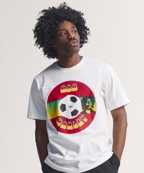 adidas マーブル模様 ヨガウェア セット adidas（アディダス） tシャツ adidas Bob Marley ORIGINALS T-Shirt