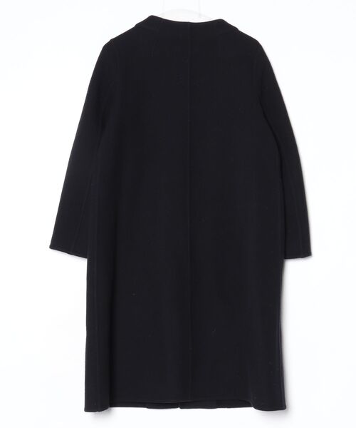 「TOMORROWLAND」 ノーカラーコート 36 ブラック レディース_画像2