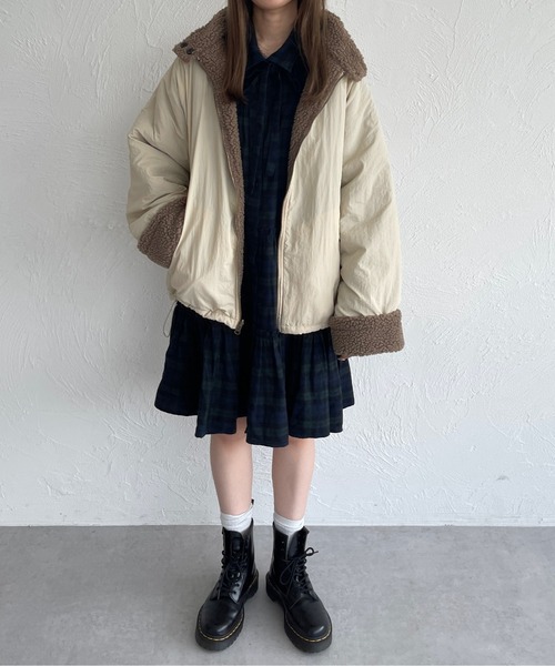 kutir（クティール） ブルゾン LARGE ライトグレー レディース