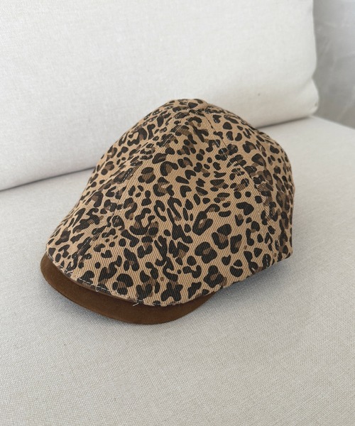 kazuyuki kumagai★レオパード柄ニットキャスケット★アタッチメント kutir（クティール） 帽子 キャスケット kutirlune／ヒョウ柄