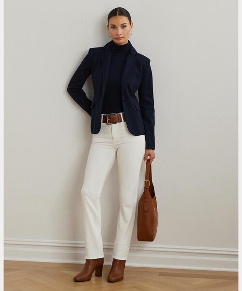 未使用級　ローレンラルフローレン　ベルト付き　ニット　テーラードジャケット LAUREN RALPH LAUREN（ローレン ラルフローレン） ジャケット