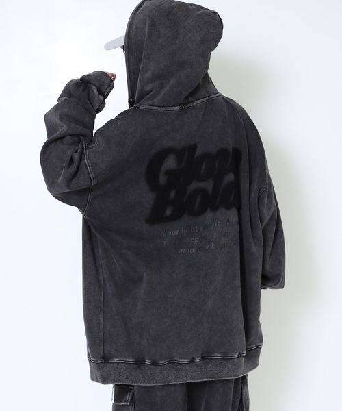 ANAP（アナップ） パーカー ピグメント サガラ刺繍 オーバーサイズ