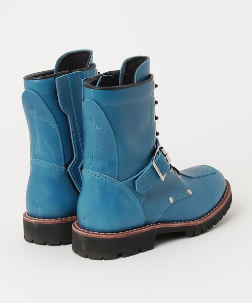 「AVIREX」 ブーツ 23cm ブルー レディース_画像2