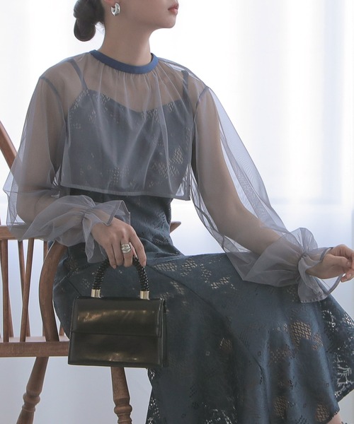 「Kana」 コンビワンピース M マスタード レディース_画像6