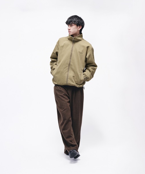 「Adoon plain」 ブルゾン MEDIUM ネイビー メンズ_画像6