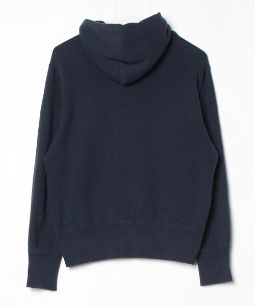 「LOOPWHEELER」 ジップアップパーカー S ネイビー レディース_画像2