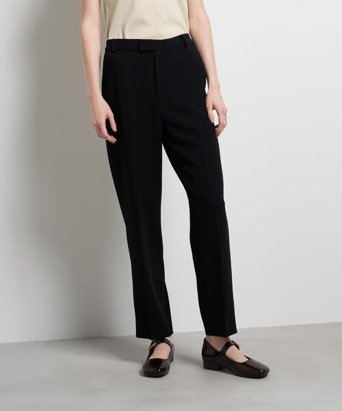 LANVIN en Bleu パンツ トリアセテートテーパードパンツ レディース