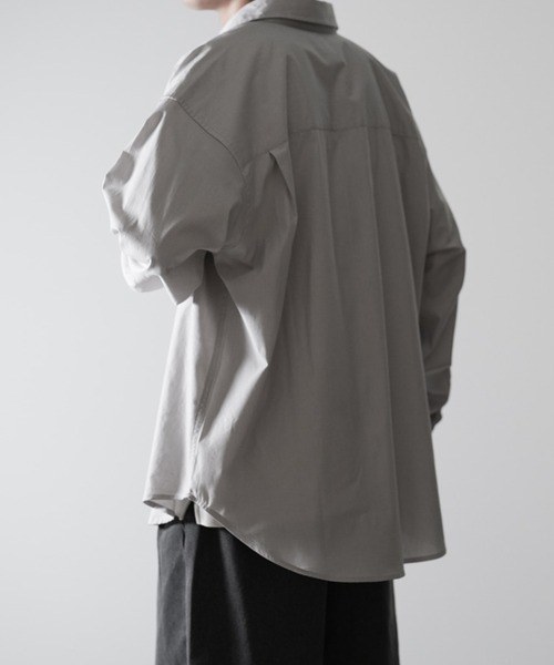 「RUUBON」 長袖シャツ M ベージュ メンズ_画像5