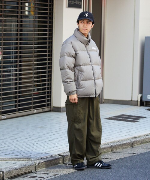 「FIRST DOWN」 ダウンジャケット SMALL セージグリーン メンズ_画像3