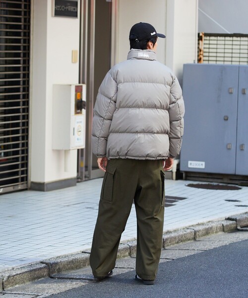 「FIRST DOWN」 ダウンジャケット SMALL セージグリーン メンズ_画像4