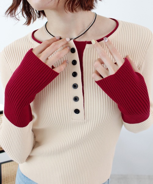 RRL ヘンリーネックセーター　新品未使用 楽天市場】ダブルアールエル（ニット・セーター｜トップス）：メンズ