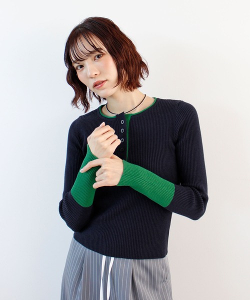 RRL ヘンリーネックセーター　新品未使用 楽天市場】ダブルアールエル（ニット・セーター｜トップス）：メンズ