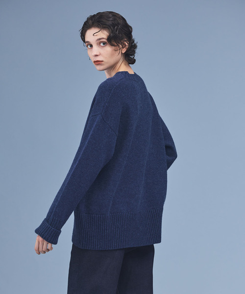 「N.O.R.C by the line」 長袖ニット L アイボリー レディース_画像3