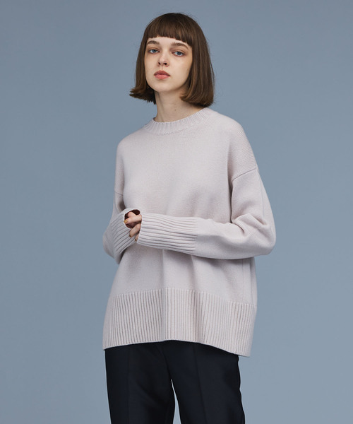 「N.O.R.C by the line」 長袖ニット L アイボリー レディース_画像4