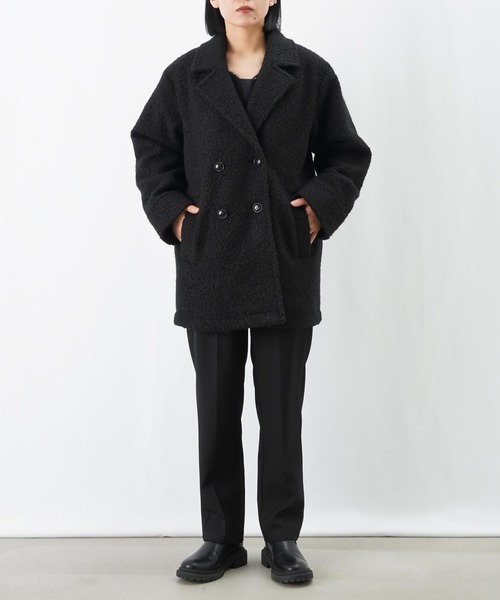 未使用級　ムータマリン　ライトボンディング　テーラードジャケット　6 L 黒 セール】 テーラードジャケット （テーラードジャケット）｜INGEBORG