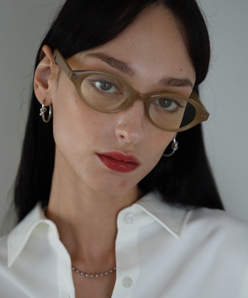 「NUEF 」 メガネ FREE ライトブラウン レディース_画像8