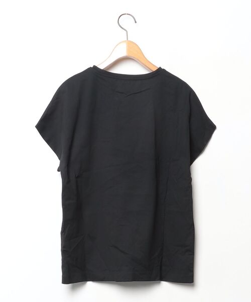 「ATON」 半袖Tシャツ 1 ブラック レディース_画像2