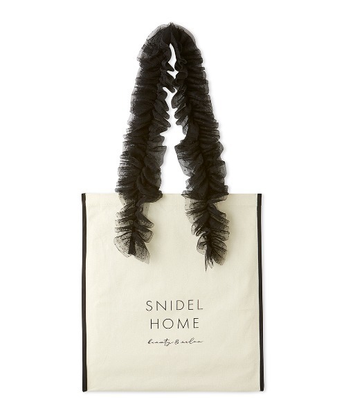 「SNIDEL HOME」 トートバッグ FREE ブラック レディース_画像3