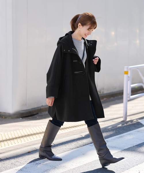 FRAMeWORK（フレームワーク） ダッフルコート 38 ブラウン レディース