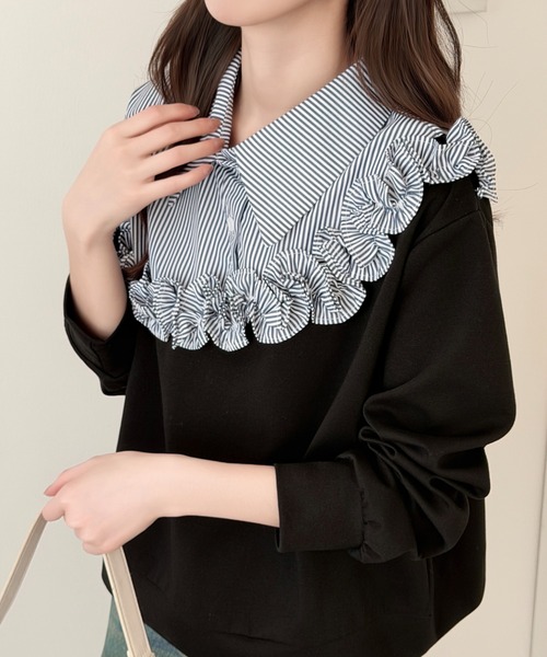 ABITOKYO（アビトーキョー） トレーナー スウェット ストライプ柄