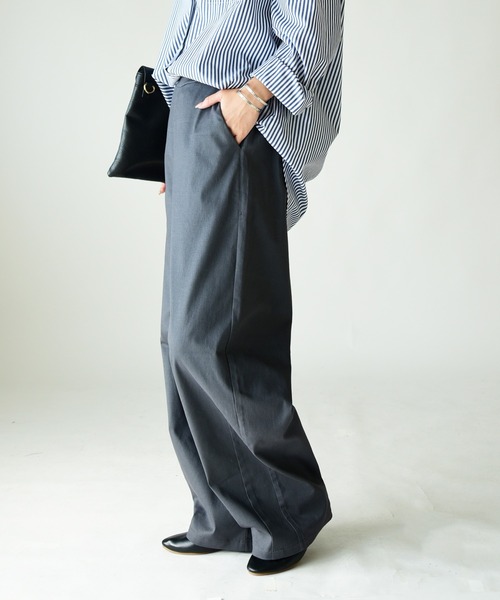 「and it_」 イージーパンツ M カーキ レディース_画像4