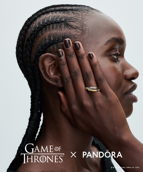 「Pandora」 リング 54 シルバー×ゴールド レディース_画像3