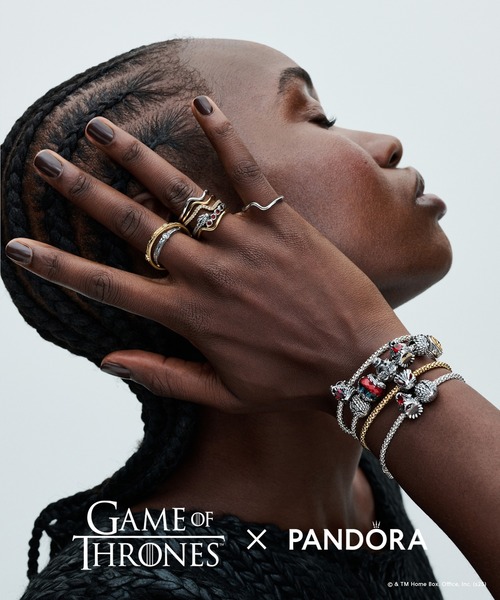 「Pandora」 リング 54 シルバー×ゴールド レディース_画像4